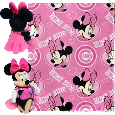 Northwest x Disney Chicago Cubs Minnie Hugger Pillow & Silk Touch Throw Set