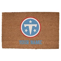 Tennessee Titans 23'' x 35'' Personalized Door Mat
