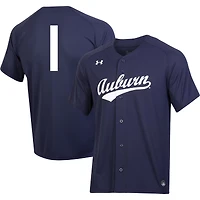 Men's Under Armour Navy Auburn Tigers Replica Baseball Jersey