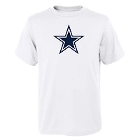 Youth Outerstuff White Dallas Cowboys Primary Logo T-Shirt