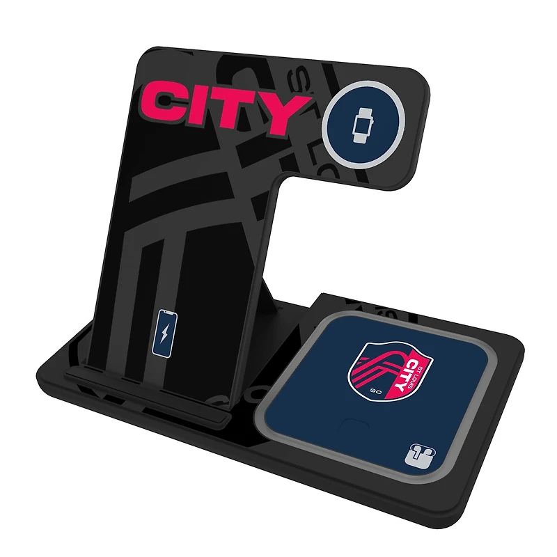 St. Louis City SC 3-In-1 Wireless Charger