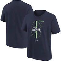 Preschool Nike Navy Seattle Seahawks Icon T-Shirt