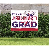 Linfield Wildcats 18'' x 24'' Proud Graduate Yard Sign