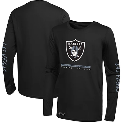 Men's Black Las Vegas Raiders Agility Long Sleeve T-Shirt