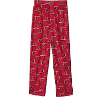Youth Red Atlanta Falcons Team Color Printed Pajama Pants