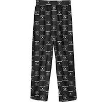 Youth Black Las Vegas Raiders Team Color Printed Pajama Pants