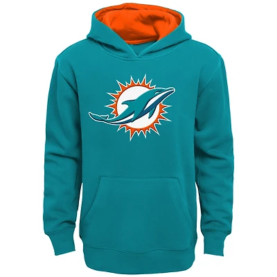 Preschool Outerstuff Aqua Miami Dolphins Prime Pullover Hoodie