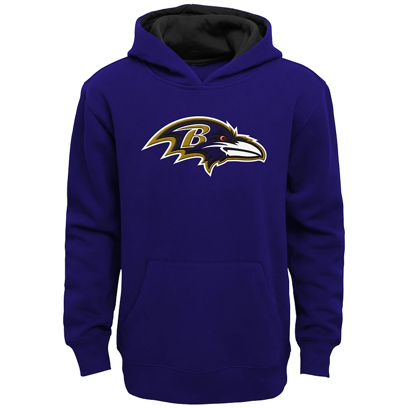 Preschool Purple Baltimore Ravens Prime Pullover Hoodie