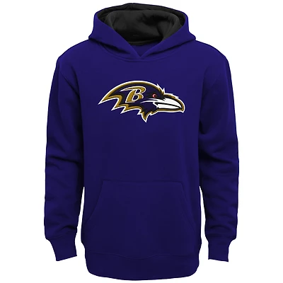 Preschool Purple Baltimore Ravens Prime Pullover Hoodie