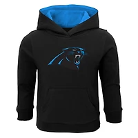 Toddler Black Carolina Panthers Prime Pullover Hoodie