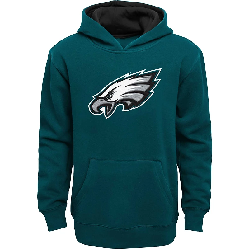 Youth Green Philadelphia Eagles Prime Pullover Hoodie