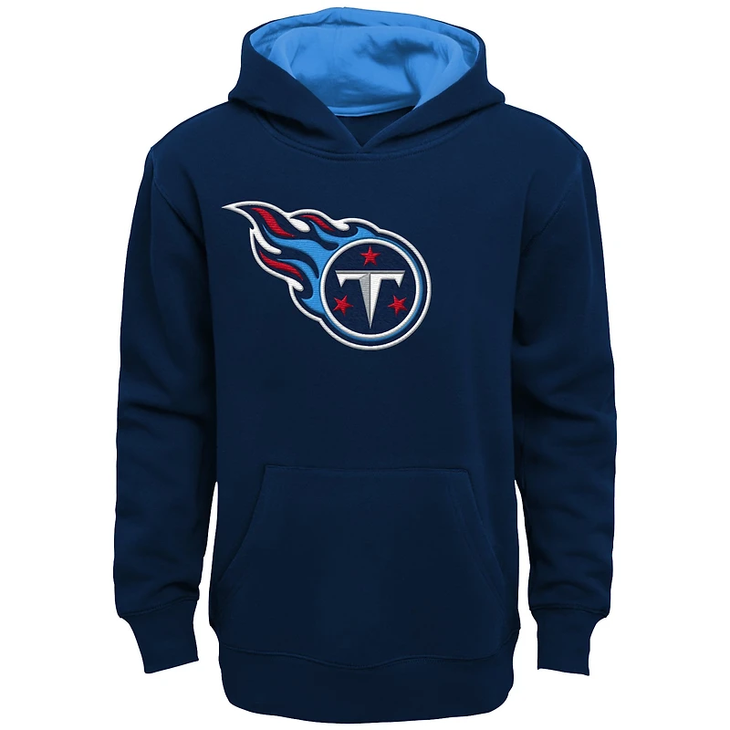 Youth Navy Tennessee Titans Prime Pullover Hoodie