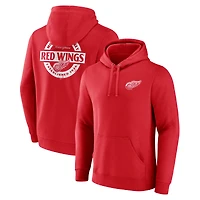 Men's Red Detroit Red Wings Territorial Pullover Hoodie