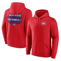 Men's Red Montreal Canadiens Territorial Pullover Hoodie