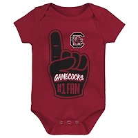 Newborn & Infant Garnet South Carolina Gamecocks #1 Fan Foam Finger Bodysuit