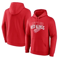 Men's Red Detroit Red Wings Represent Pullover Hoodie