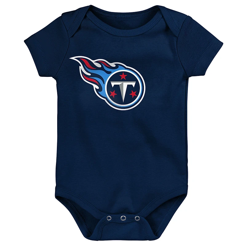 Newborn & Infant Navy Tennessee Titans Team Logo Bodysuit