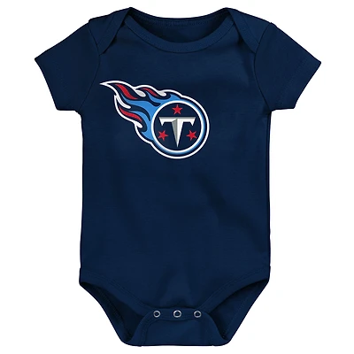 Newborn & Infant Navy Tennessee Titans Team Logo Bodysuit