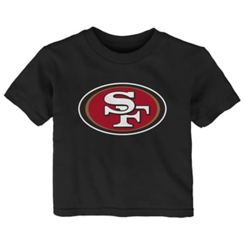 Infant Black San Francisco 49ers Primary Logo T-Shirt
