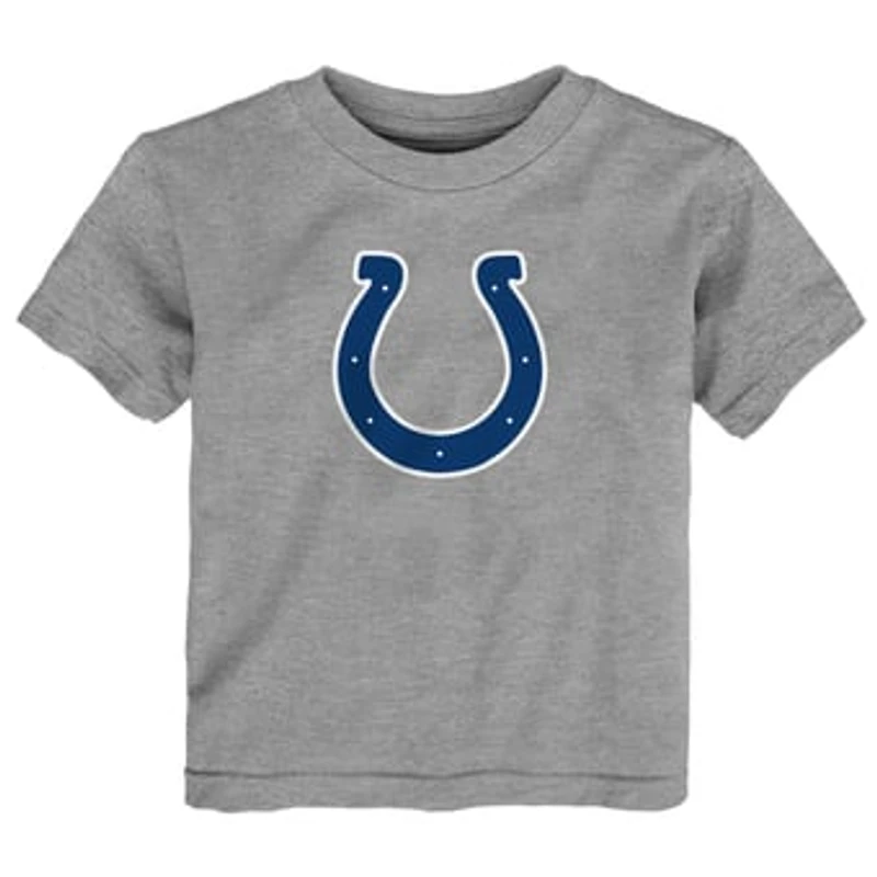 Infant Heather Gray Indianapolis Colts Primary Logo T-Shirt