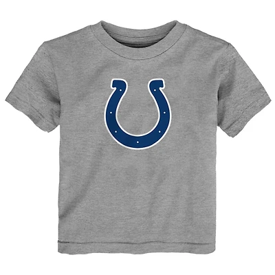 Toddler Heather Gray Indianapolis Colts Primary Logo T-Shirt