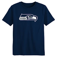 Preschool College Navy Seattle Seahawks Primary Logo T-Shirt