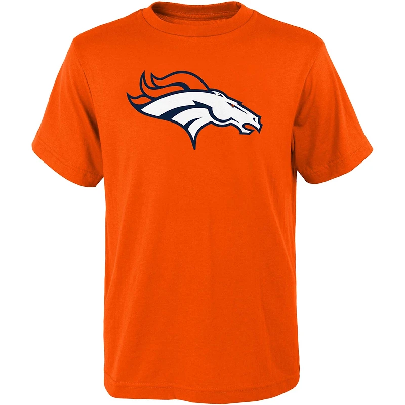 Youth Outerstuff Orange Denver Broncos Primary Logo T-Shirt
