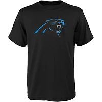 Youth Outerstuff Black Carolina Panthers Primary Logo T-Shirt