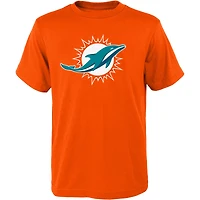 Youth Outerstuff Orange Miami Dolphins Primary Logo T-Shirt