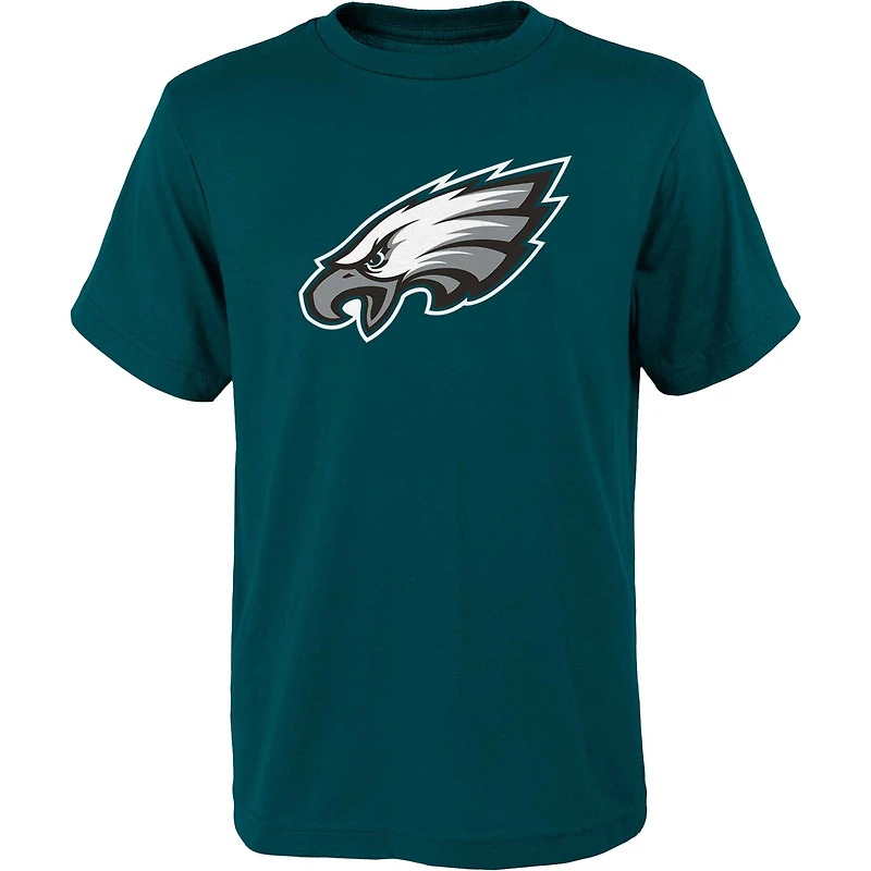 Youth Outerstuff Green Philadelphia Eagles Primary Logo T-Shirt