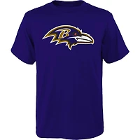 Youth Outerstuff Purple Baltimore Ravens Primary Logo T-Shirt