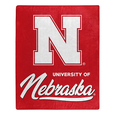 The Northwest Group  Nebraska Huskers 50" x 60" Signature Raschel Plush Throw Blanket