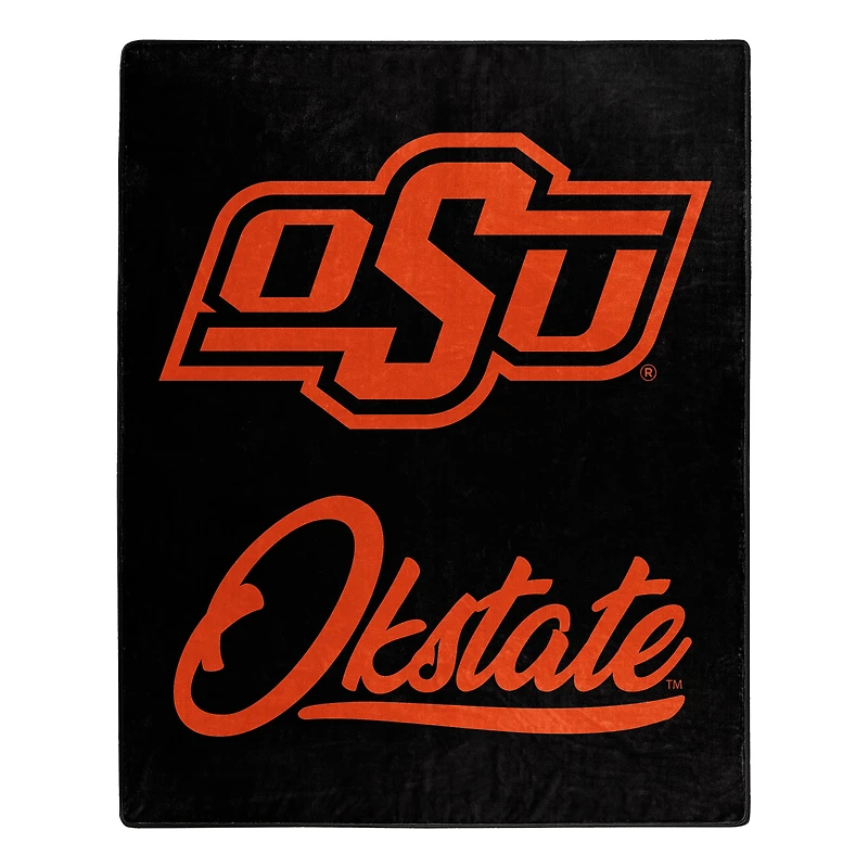 The Northwest Group  Oklahoma State Cowboys 50" x 60" Signature Raschel Plush Throw Blanket