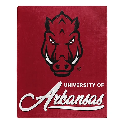 The Northwest Group  Arkansas Razorbacks 50" x 60" Signature Raschel Plush Throw Blanket