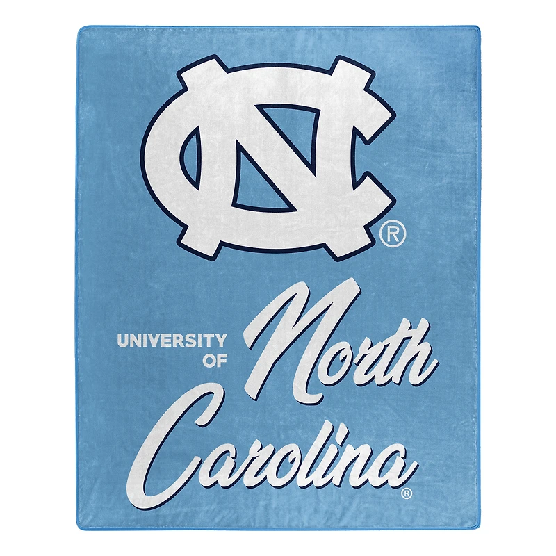 The Northwest Group  North Carolina Tar Heels 50" x 60" Signature Raschel Plush Throw Blanket