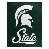 The Northwest Group  Michigan State Spartans 50" x 60" Signature Raschel Plush Throw Blanket