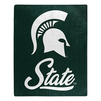 The Northwest Group  Michigan State Spartans 50" x 60" Signature Raschel Plush Throw Blanket
