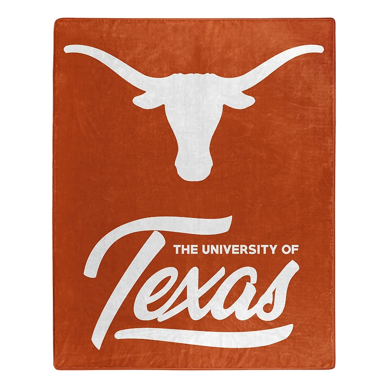 The Northwest Group  Texas Longhorns 50" x 60" Signature Raschel Plush Throw Blanket