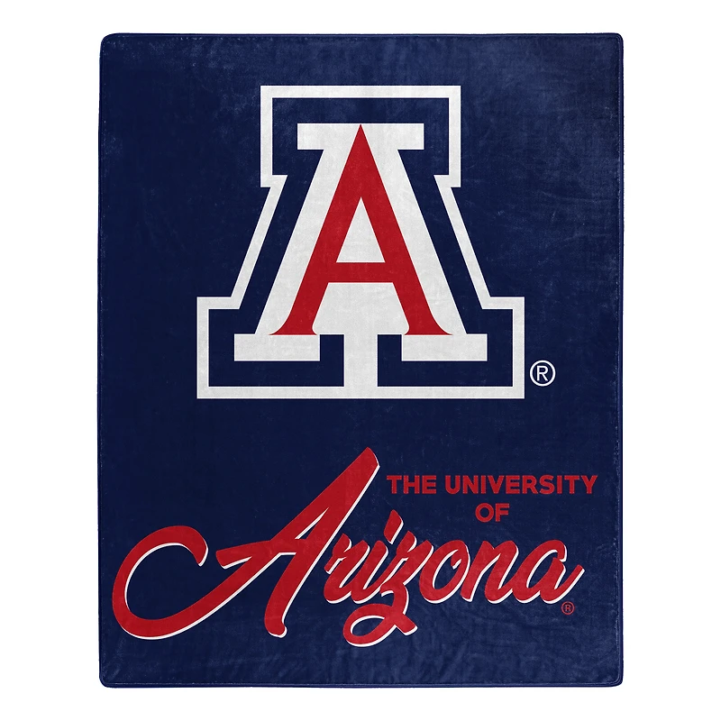 The Northwest Group  Arizona Wildcats 50" x 60" Signature Raschel Plush Throw Blanket