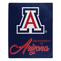 The Northwest Group  Arizona Wildcats 50" x 60" Signature Raschel Plush Throw Blanket