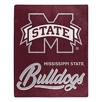 The Northwest Group  Mississippi State Bulldogs 50" x 60" Signature Raschel Plush Throw Blanket