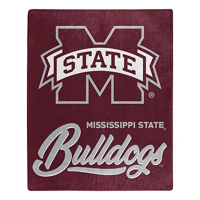 The Northwest Group  Mississippi State Bulldogs 50" x 60" Signature Raschel Plush Throw Blanket