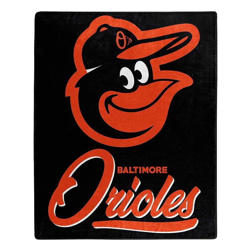 The Northwest Group  Baltimore Orioles 50" x 60" Signature Raschel Plush Throw Blanket