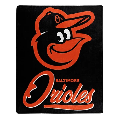 The Northwest Group  Baltimore Orioles 50" x 60" Signature Raschel Plush Throw Blanket