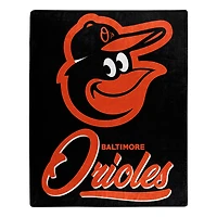 The Northwest Group  Baltimore Orioles 50" x 60" Signature Raschel Plush Throw Blanket