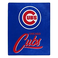 The Northwest Group  Chicago Cubs 50" x 60" Signature Raschel Plush Throw Blanket