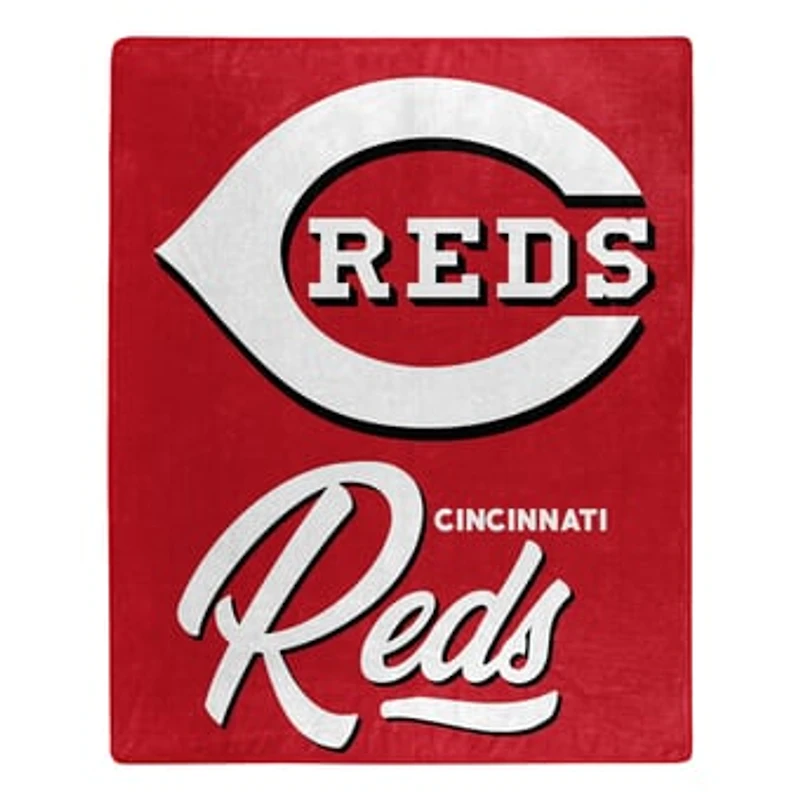 The Northwest Group  Cincinnati Reds 50" x 60" Signature Raschel Plush Throw Blanket