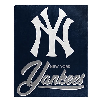 The Northwest Group  New York Yankees 50" x 60" Signature Raschel Plush Throw Blanket