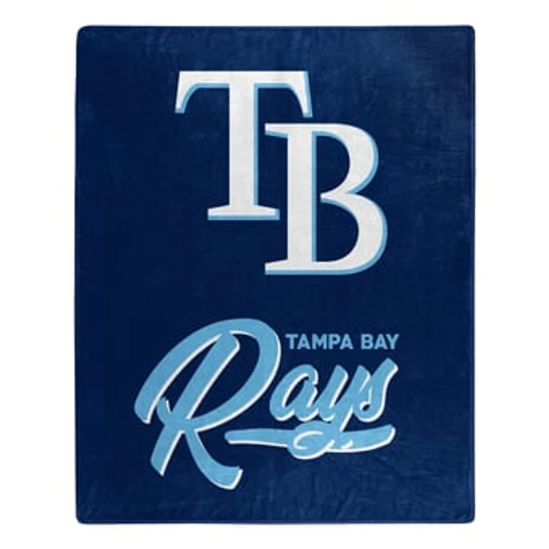 The Northwest Group  Tampa Bay Rays 50" x 60" Signature Raschel Plush Throw Blanket