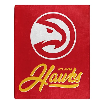 The Northwest Group  Atlanta Hawks 50" x 60" Signature Raschel Plush Throw Blanket